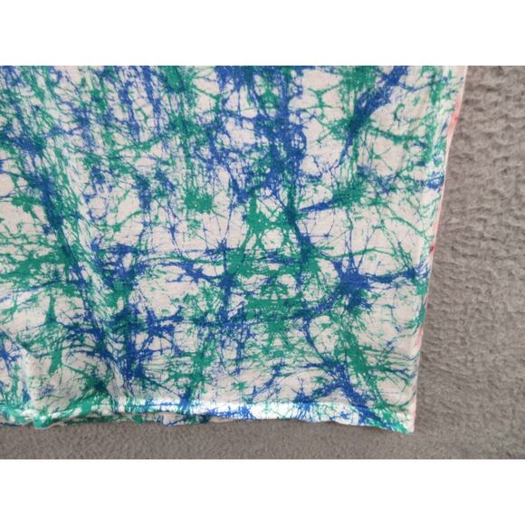 Vintage WILD OATS Men's Large Blue & Green Tie Dye T-shirt Made USA - Picture 8 of 16